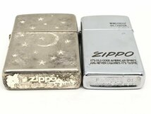 ■Zippo オイルライター 2001年製 / 2005年製 シルバー 2点 まとめ 火花あり 中古【UW030378】_画像6