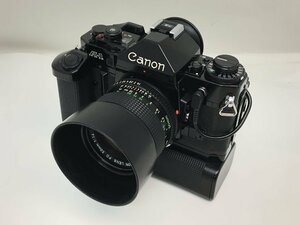 Canon A-1 / LENS FD 50mm 1:1.4 一眼レフカメラ フード付き ジャンク 中古【UW030394】