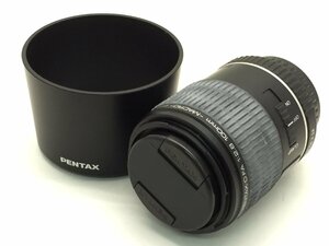 PENTAX smc PENTAX-D FA 1:2.8 100mm MACRO 一眼レフカメラ用レンズ フード付き ジャンク 中古【UW030422】