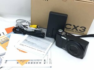 RICOH CX3 コンパクト デジタルカメラ 付属品付き ジャンク 中古【UW030424】