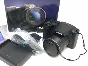 Canon PowerShot SX420 IS / ZOOM LENS 42x IS 4.3-180.3mm 1:3.5-6.6 デジタルカメラ 箱付き 通電確認済み ジャンク 中古【UC030023】