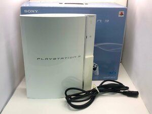 難有 SONY プレイステーション3 PS3 CECHH00 CW 40GB セラミック ホワイト 本体のみ 箱付き 現状渡し 中古【UC030024】