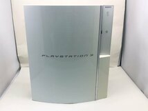 難有 SONY プレイステーション3 PS3 CECHH00 CW 40GB セラミック ホワイト 本体のみ 箱付き 現状渡し 中古【UC030024】_画像2