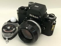 Nikon F2 フォトミック / NIKKOR-S・C Auto 1:1.4 f=50mm 43-86mm 一眼レフカメラ 付属品付き ジャンク 中古【UW030593】_画像1