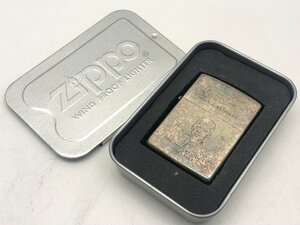 ■Zippo オイルライター JOHN F. KENNEDY THE 35th PRESIDENT 1961-1963 1992年製 火花あり ケース付き 中古【UW030582】