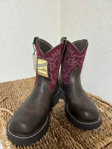 新品未使用 ライディングブーツ　24.5cm ウエスタンブーツ　Ariat Women's Fatbaby