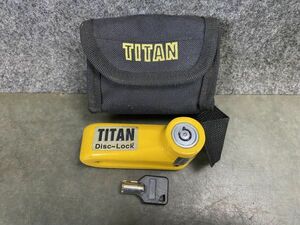  crime prevention TITAN Disc Lock bike disk lock security 