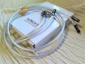 [ free shipping R-42]Nordost Valhalla audio signal line RCA cable 1.5m pair 