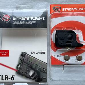 ★新品未使用！Streamlight TLR-6 GLOCK 42/43用 ウェポンライト BLKの画像1