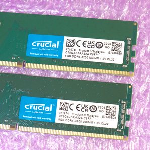 Crucial DDR4 メモリ DDR4-3200Mhz 8GB×2枚 16GBの画像3