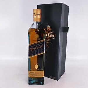 1円～★ジョニーウォーカー ブルーラベル ＊箱付 750ml 40% スコッチウイスキー JOHNNIE WALKER BLUE LABEL C170341