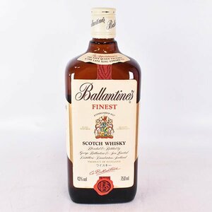 1円～★バランタイン ファイネスト 旧ボトル 750ml 43% スコッチ Ballantine's Finest C170351