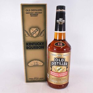 ★オールド ディスティラー 12年 ＊箱付 750ml 43% ケンタッキー バーボン ウイスキー OLD DISTILLER C240424