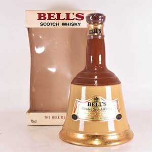 1円～★ベルズ 陶器ボトル ＊箱付 ※ 750ml/1,303g 43% スコッチウイスキー BELL'S C240184