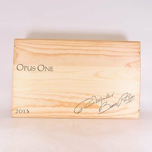 同梱不可★空箱★オーパス ワン 2013年 6本用 ※ ナパヴァレー OPUS ONE C240174