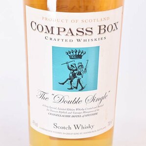 1円～★コンパス ボックス ザ ダブルシングル クライゲラヒホテル ※ 700ml 46% Compass Box The Double Single C240295の画像2