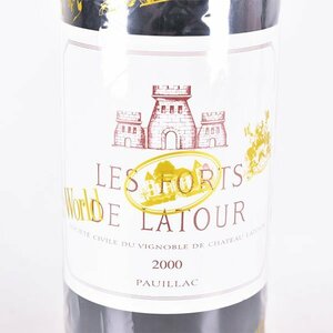 ★レ フォール ド ラトゥール 2000年 赤 750ml 15%未満 ポイヤック ★五大シャトー セカンド Les Forts de Latour C310296