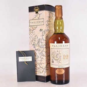 ★タリスカー 10年 マップラベル 旧ボトル ＊冊子 箱付 ※ 750ml 45.8% アイランズ TALISKER C310372