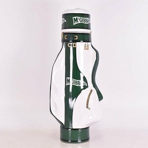 ★マックギボンズ ゴルフバッグ 陶器ボトル 白緑 700ml/1,376g 43% スコッチウイスキー Mc GIBBON'S C310199