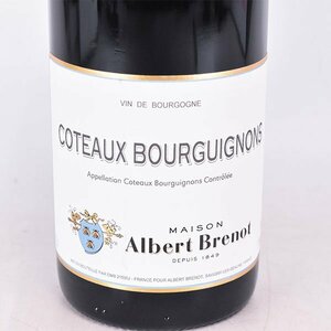 ★アルベール ブルノ コトー ブルギニョン 2020年 赤 750ml 13.5% ブルゴーニュ Maison Albert Brenot C310433