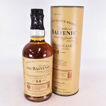 ★バルヴェニー 14年 カリビアンカスク ＊箱付 700ml 43% スペイサイド BALVENIE C310487_画像1