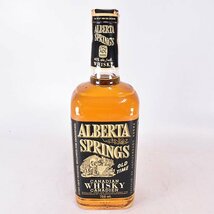 1円～★アルバータ スプリングス オールド タイム 1980 ＊冊子 箱付 ※ 750ml 40% カナディアンウイスキー ALBERTA SPRINGS C310545_画像2