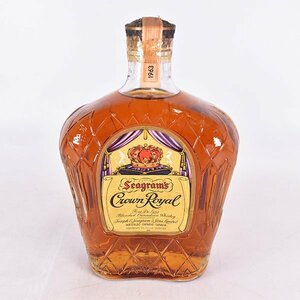 1円～★クラウン ローヤル 1963 ※ 700ml 未記載 カナディアン ロイヤル CROWN ROYAL C310381