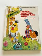 セサミストリートしかけ英語絵本, Cookie Monster, Where are you? 1976年版_画像1