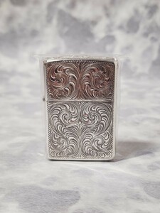 zippo sterling 5面手彫り / 海外展示品 / スターリング / ジッポー / 純銀 