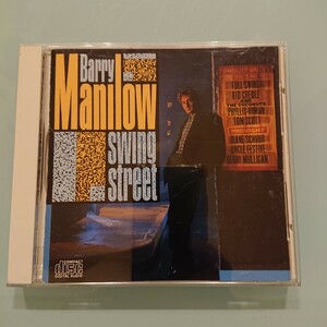 【国内盤】 Barry Manilow / Swing Street（バリー・マニロウ）［1987年発表のスウィンギーなジャズポップ作。前所有者の整理番号が添付］