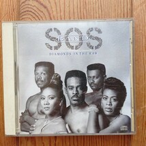 【国内盤、歌詞・解説付】S.O.S. BAND Diamonds In The Raw［アトランタ発の男女混成5人組ファンク・バンドの'89年作。］_画像1