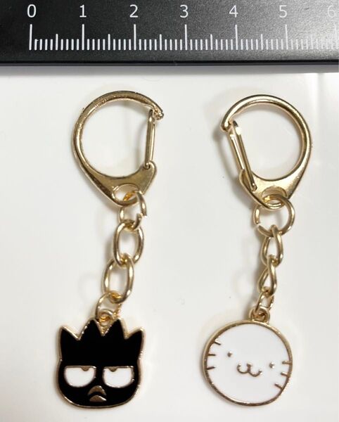 【200円OFFクーポンご利用で300円】バットばつ丸&グッドはな丸 ペアセットキーホルダー