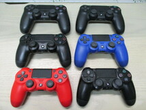 SONY PS4 ゲームコントローラー 6個まとめセット ソニー プレイステーション4 ジャンク_画像1