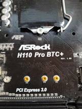 ★ASROCK H110 PRO BTC+ LGA1151 H110 ATX●マザーボード_画像3