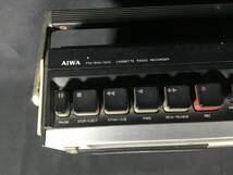  AIWA アイワ TPR-150 ラジカセ カセット ラジオレコーダー ジャンク　通電確認のみ　当時物_画像3