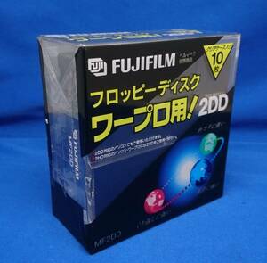 【未開封】3.5インチ フロッピーディスク 10枚 2DD FUJIFILM MF2DD NK10P ワープロ用 ①