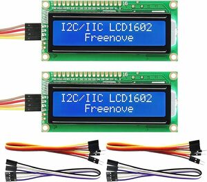 I2C LCD 1602モジュール（2パック） TWIシリアル16x2ディスプレイ