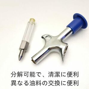 ミニグリースガン グリスシリンジ グリースガンミニタイプ 内径約14mm 送油口約0.9mm アルミニウム合金製の画像4