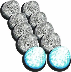 トラック用 サイド マーカー マーカーランプ 16LED 24V用 標識 汎用 10個 セット アイスブルー