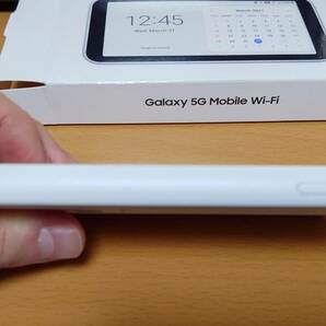 【1円スタート】Galaxy 5G Mobile Wi-Fi ホワイト SCR01の画像6