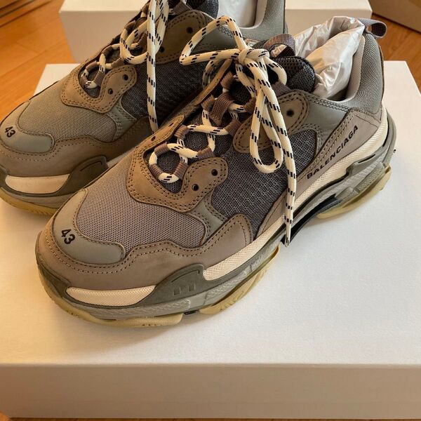 Balenciaga トリプルs grey サイズ43 確実正規品 美品
