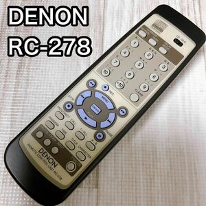 DENON デノン RC-278 純正 CDR-W1500 リモコン