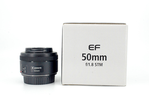 ■ Canon ■ EF 50mm F1.8 STM ●防湿庫保管品●元箱付属 【美品 送料込】
