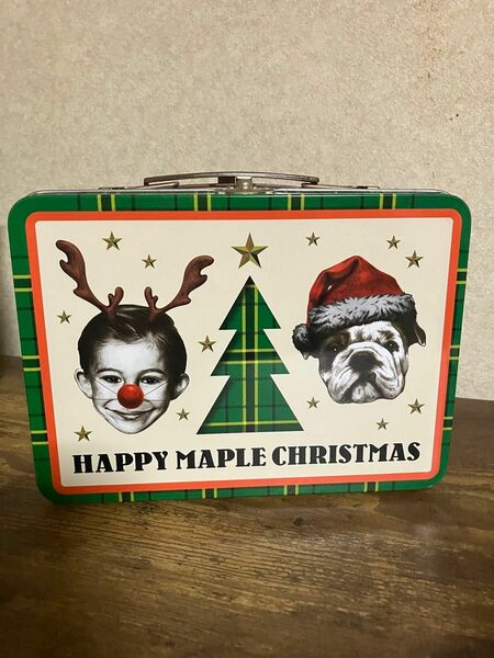 メープルマニア/MAPLE MANIA クリスマス限定ボックス2018年　メープル坊や＋ブルドッグ　ランチBOX/クッキーボックス