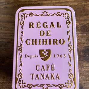 【4/末迄】【空缶/空き缶】CAFE TANAKA カフェタナカ REGAL DE CHIHIRO /レガルドチヒロ（ピンク色）