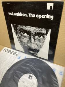 PROMO EPIA-53901-F！美盤LP！マル・ウォルドロン Mal Waldron / The Opening ジ・オープニング CBS/Sony 見本盤 FUTURA SAMPLE JAPAN NM