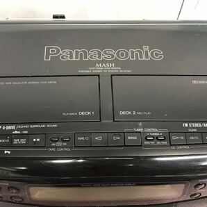 Panasonic RX-DT901，CD再生OK，ラジオ受信OK，テープ再生不可，本体のみ，中古現状品 ジャンク品（140s）の画像3