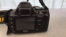 Nikon ニコン　カメラ D40X AF-S DX ED 18-55mm 1:3.5-5.6 GII，動作未確認　中古現状品　ジャンク（80s）_画像5