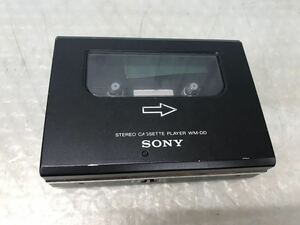 SONY WALKMAN WM-DD カセットプレーヤー 本体のみ　電池入れ留め具折れ　動作未確認　中古現状品　ジャンク品（60s） 