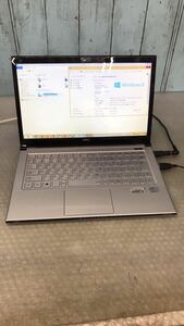 NEC LaVie LZ750/M，OS起動OK，i7-3537U/4GB/120GB SSD，底部カバーネジ欠け凹みあり　本体のみ　中古現状品（100s）